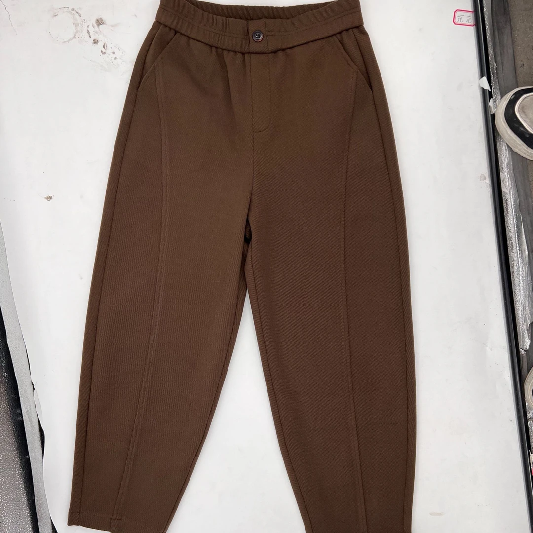 秋季加厚萝卜裤秋冬长裤休闲裤欧美风常规休闲裤A10-48