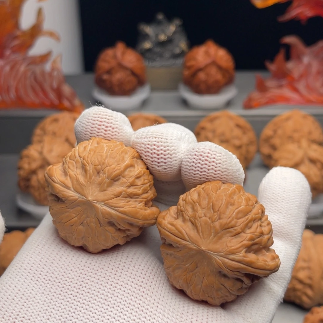 文玩核桃把件39+铁锤