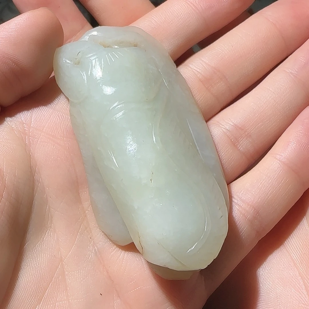 花***店和田玉（青白玉）未镶嵌颈饰