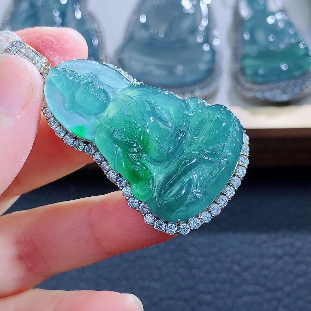 未镶嵌挂件翡翠翡翠