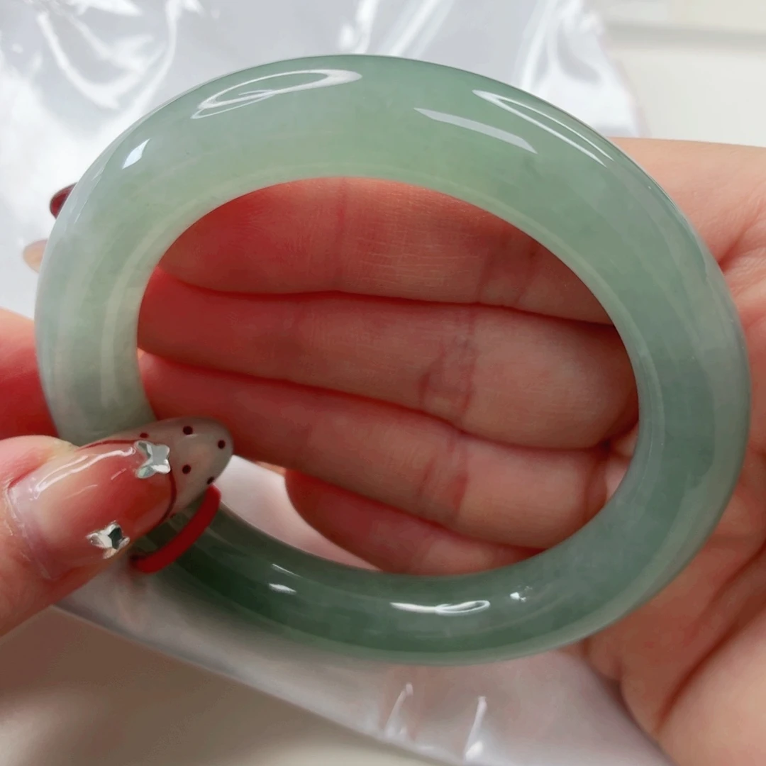 翡翠未镶嵌手镯54.9x432