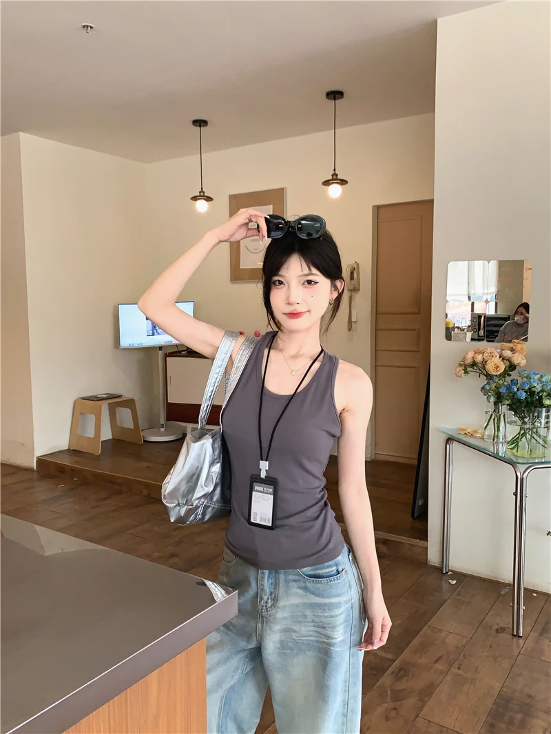 【NYPP】春夏新款设计款扭结工字背心