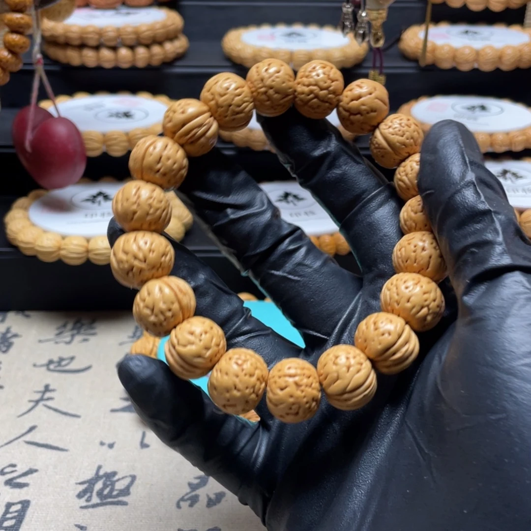 桃核手串野生肌肉3#