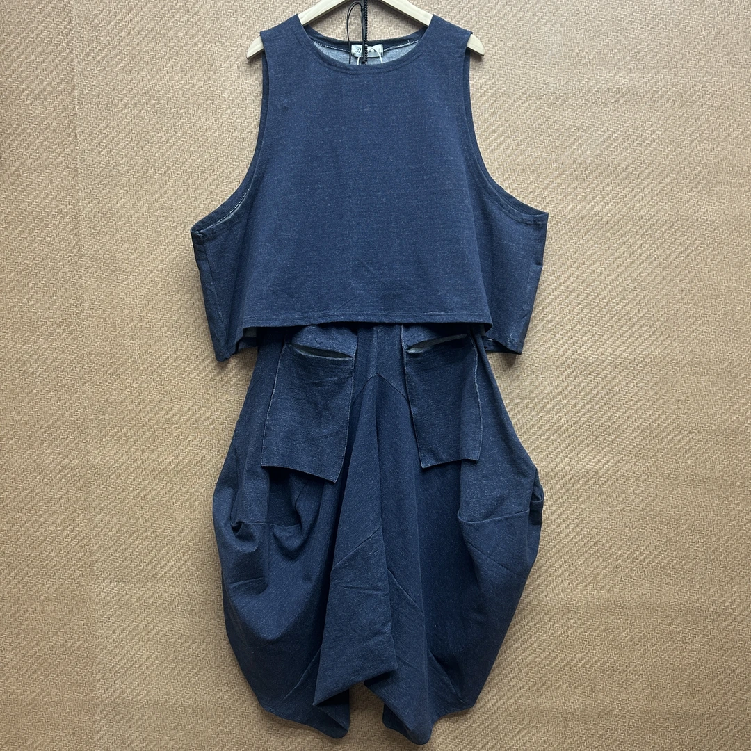 6006-1+7072-18牛仔蓝新之峰夏季新款上新休闲潮流百搭舒适套装