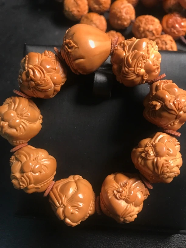 橄榄核雕 核雕手串