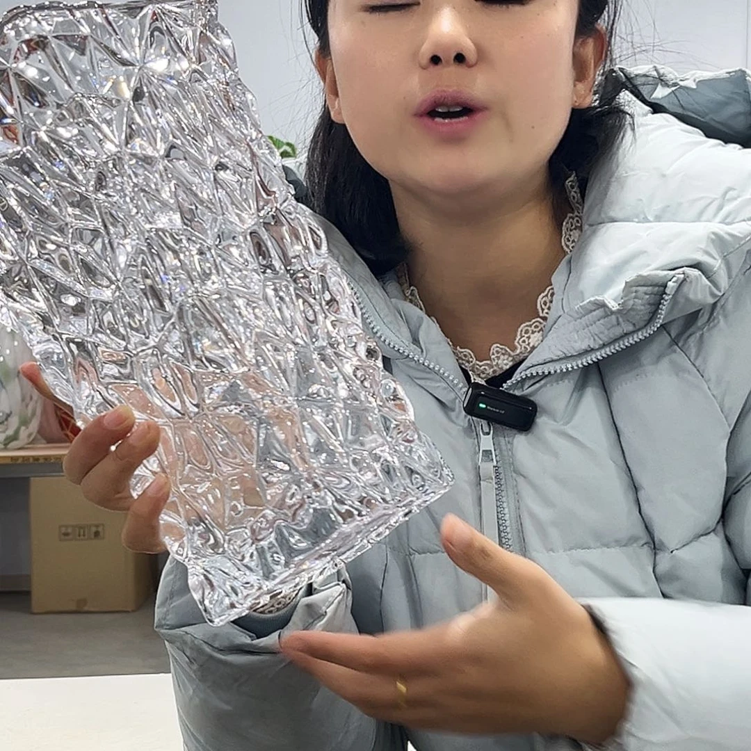 大方尊水晶玻璃花瓶