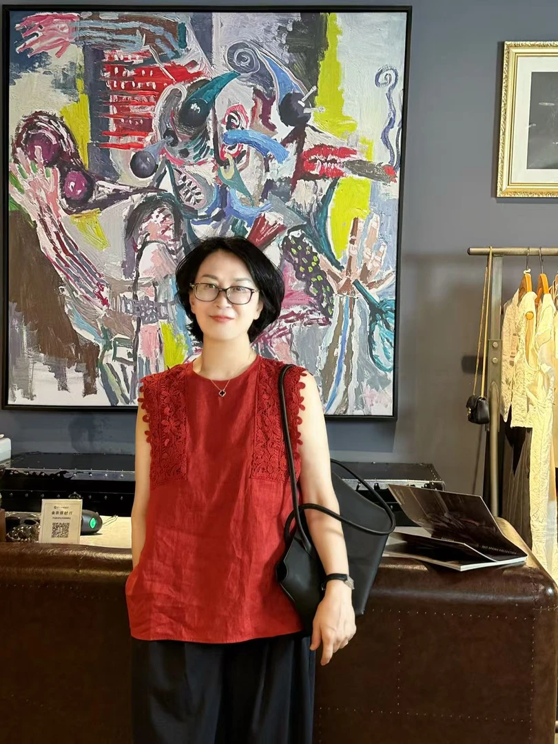 YGC【夏之花】宽松型优雅风法式绣花无袖上衣25617