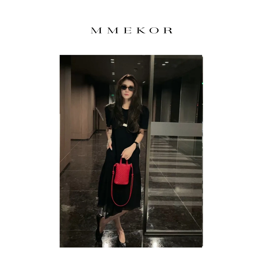 MMEKOR “暗夜仙女”连衣裙 2025新款暗黑内啡肽百搭裙子 67390