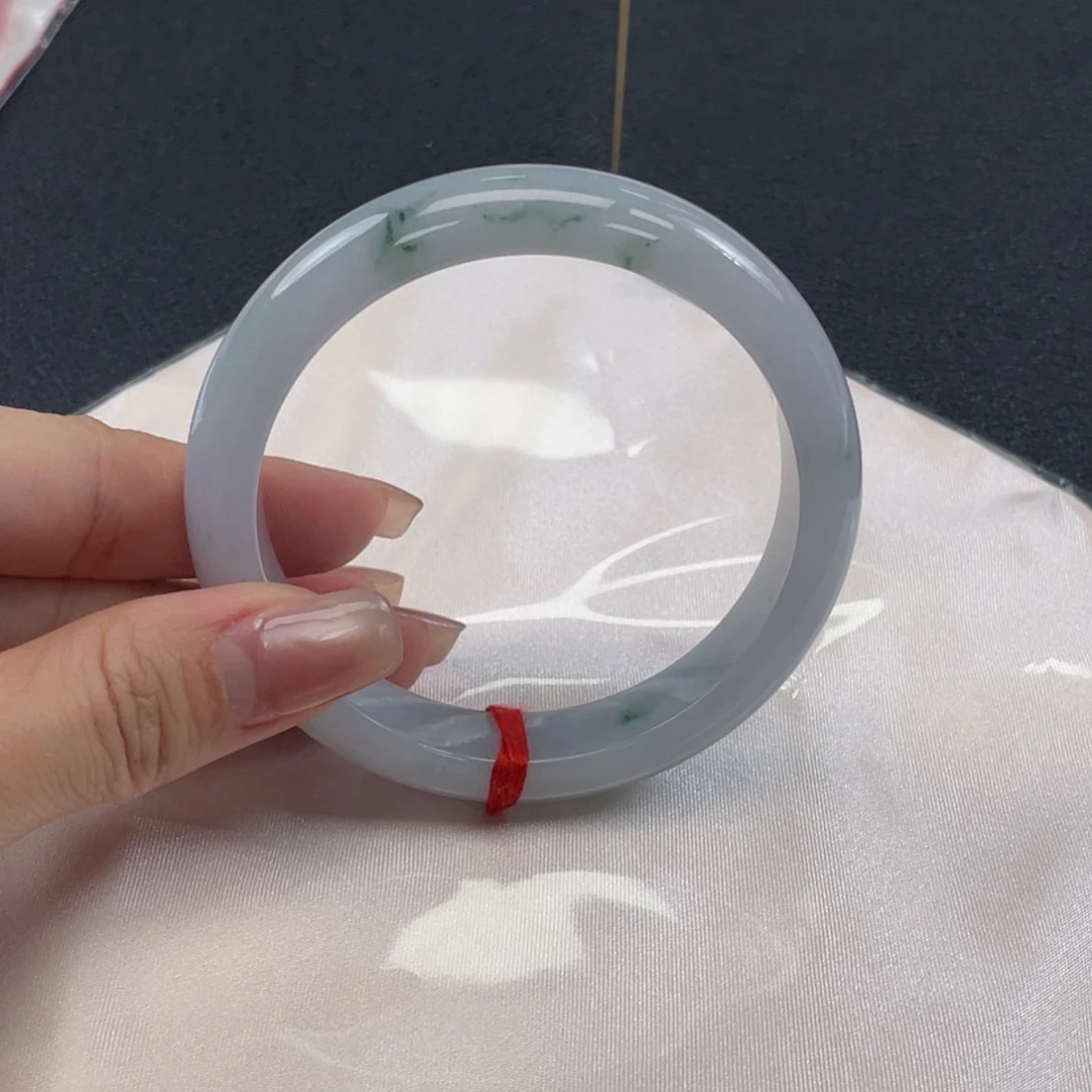 翡翠手镯未镶嵌57.5正圈