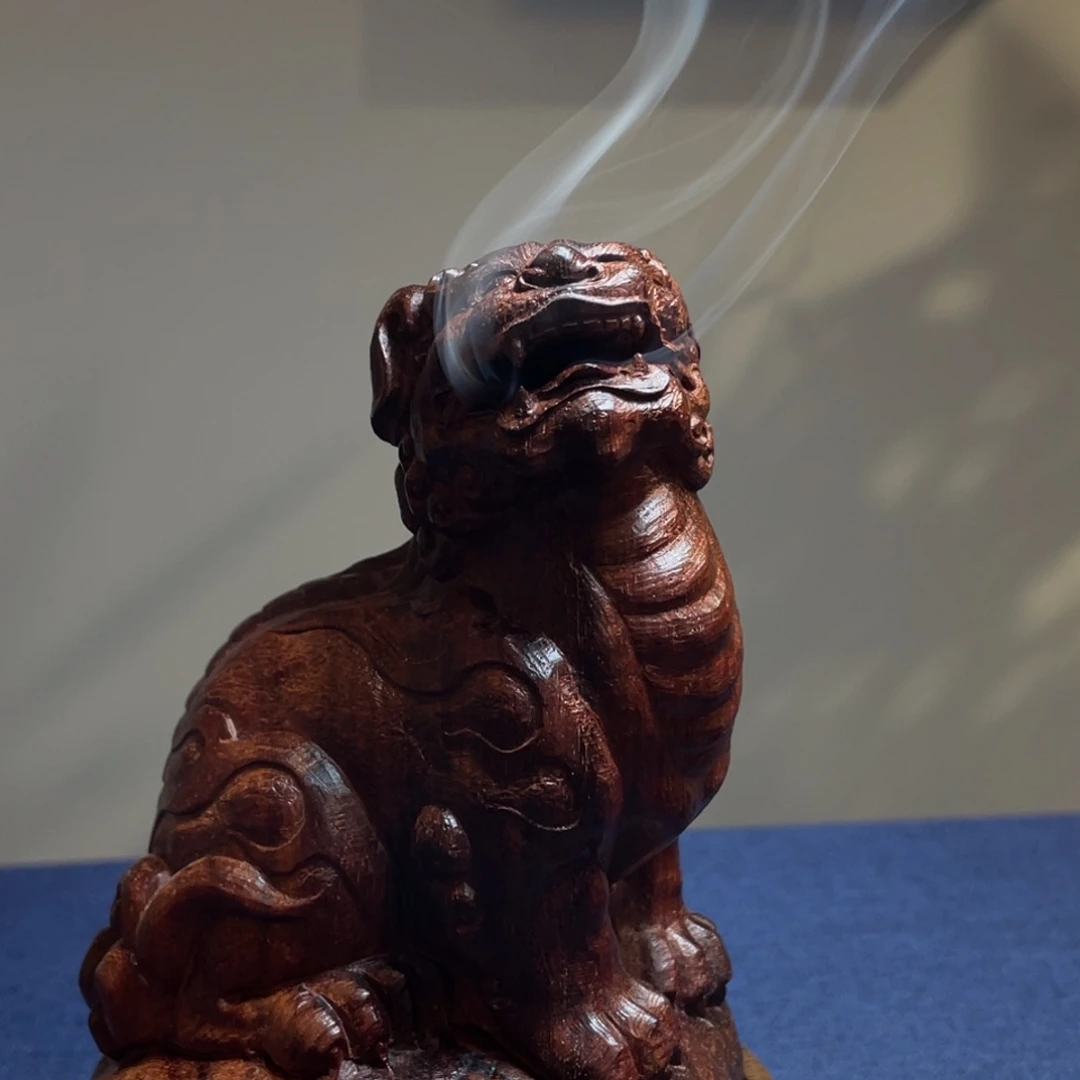 荔枝木占*木雕工艺品摆件