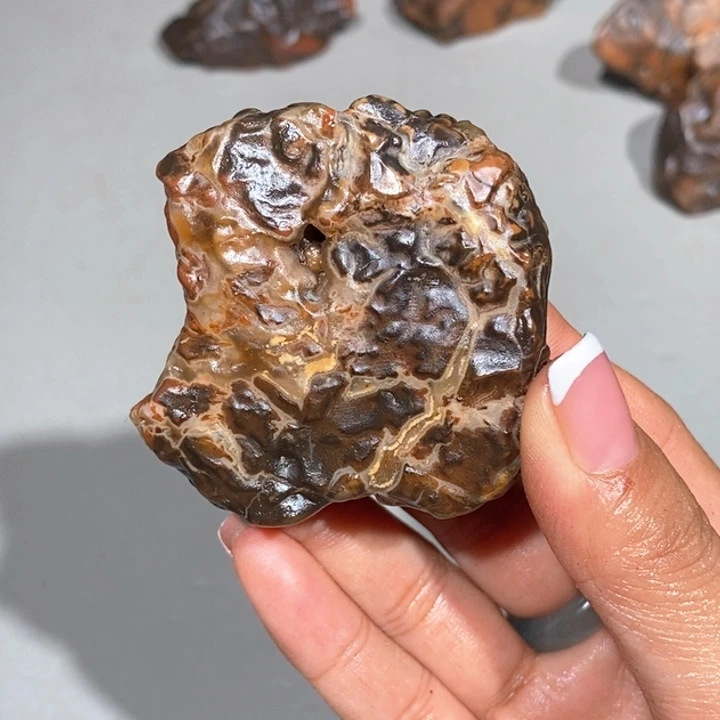 玛瑙/玉髓车挂合金石****缘20