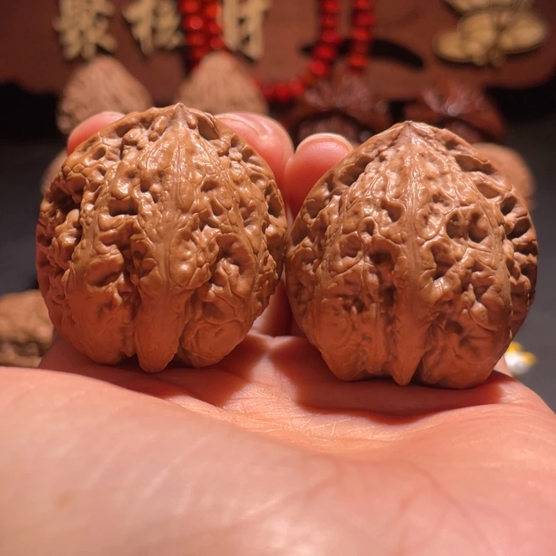 文玩核桃把件方底包子43
