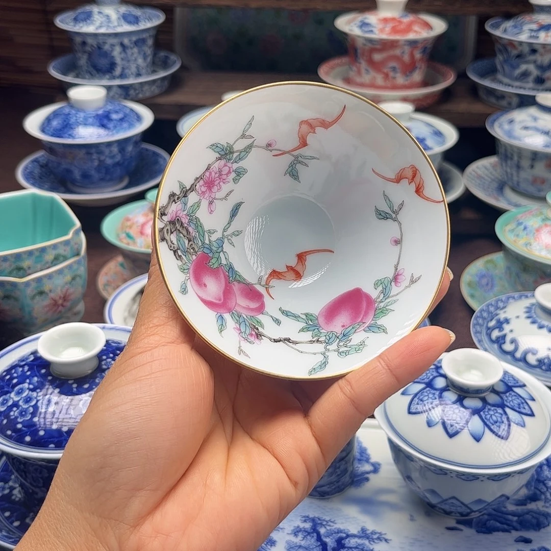 景德镇陶瓷斗笠杯