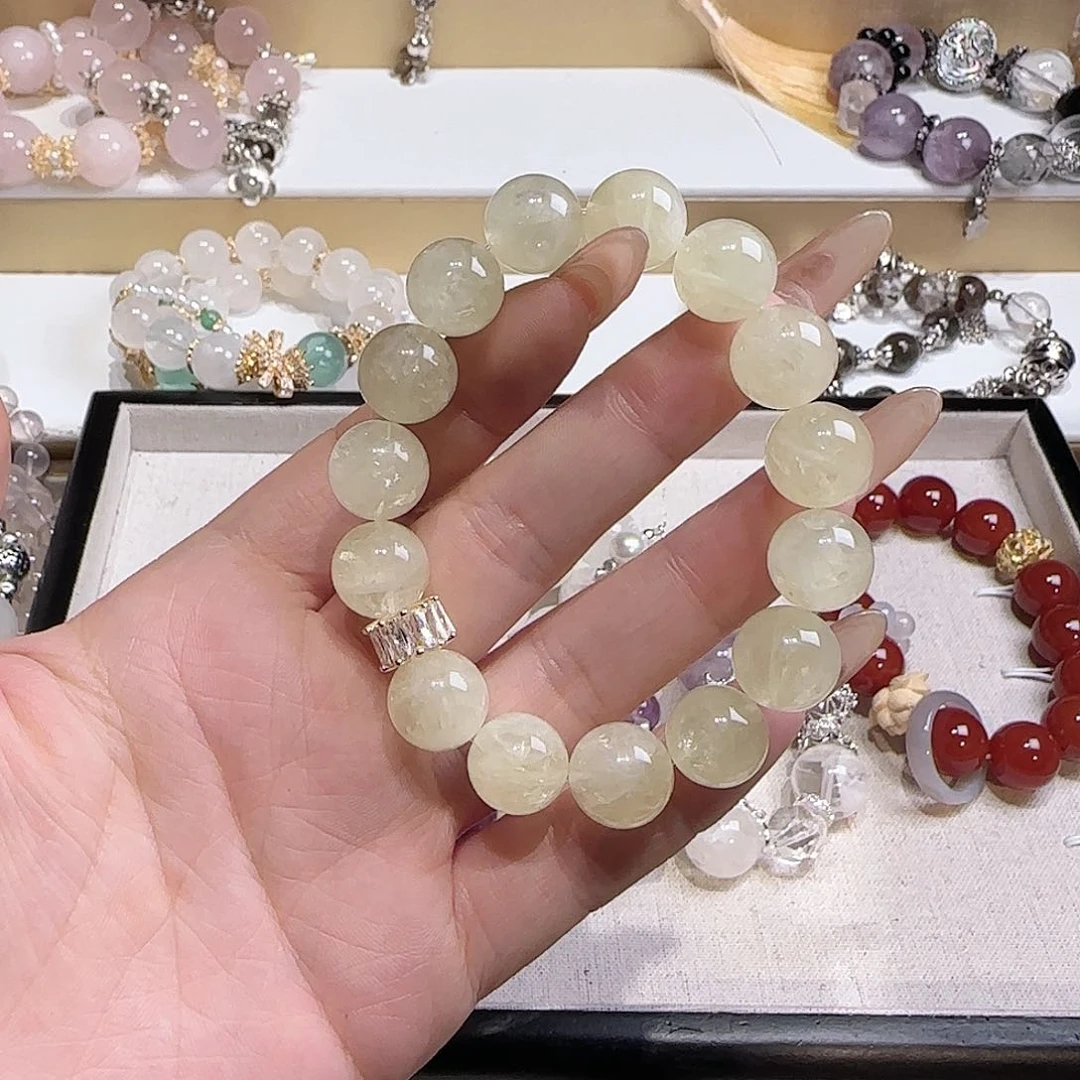 水晶手链未镶嵌吧