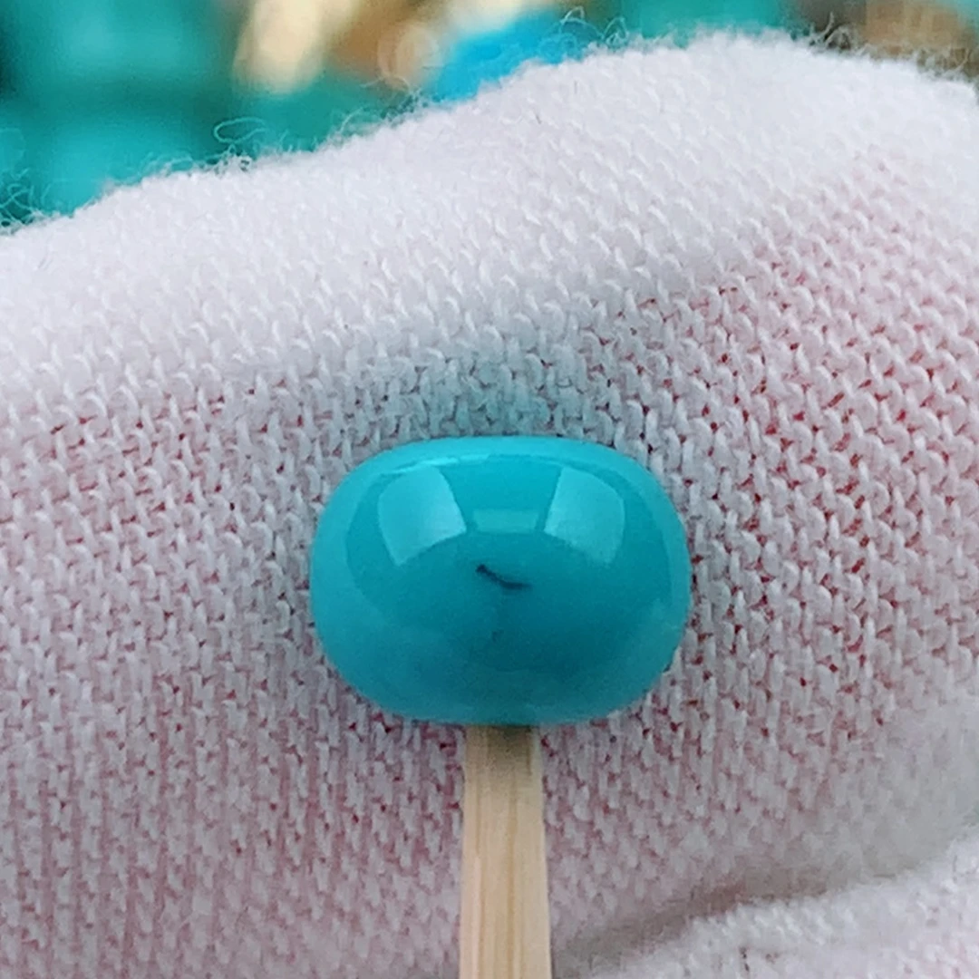 未镶嵌绿松石珠宝奇石7.7mm