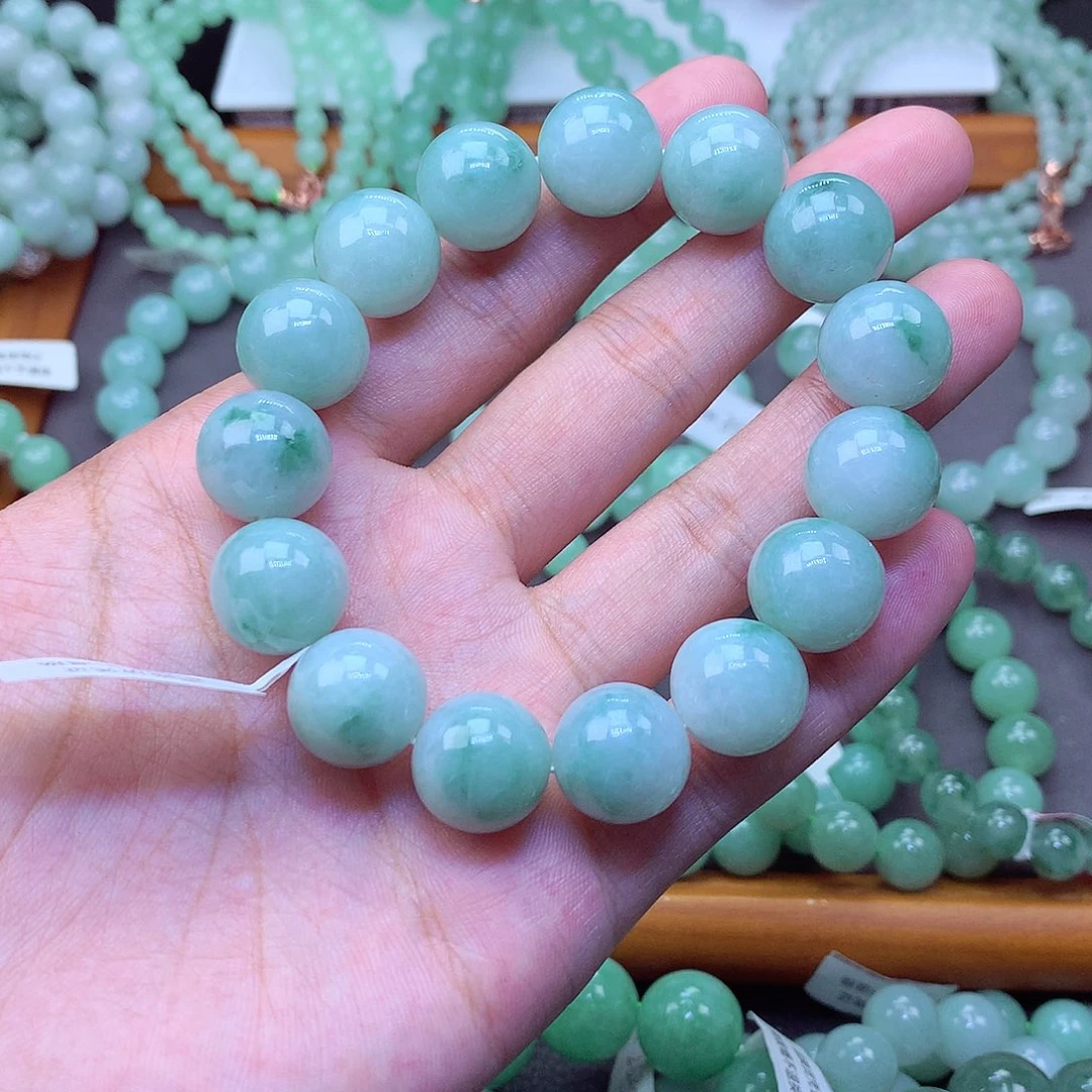 翡翠未镶嵌毛衣链
