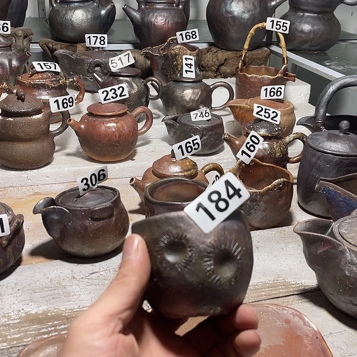 纯手工柴烧茶具精品