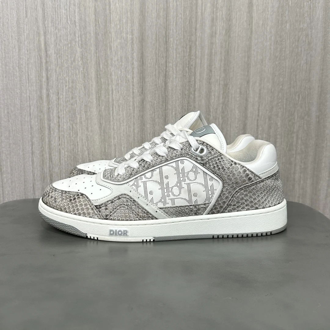 95新 DIOR/迪奥 41码 B23 蟒蛇纹 低帮板鞋