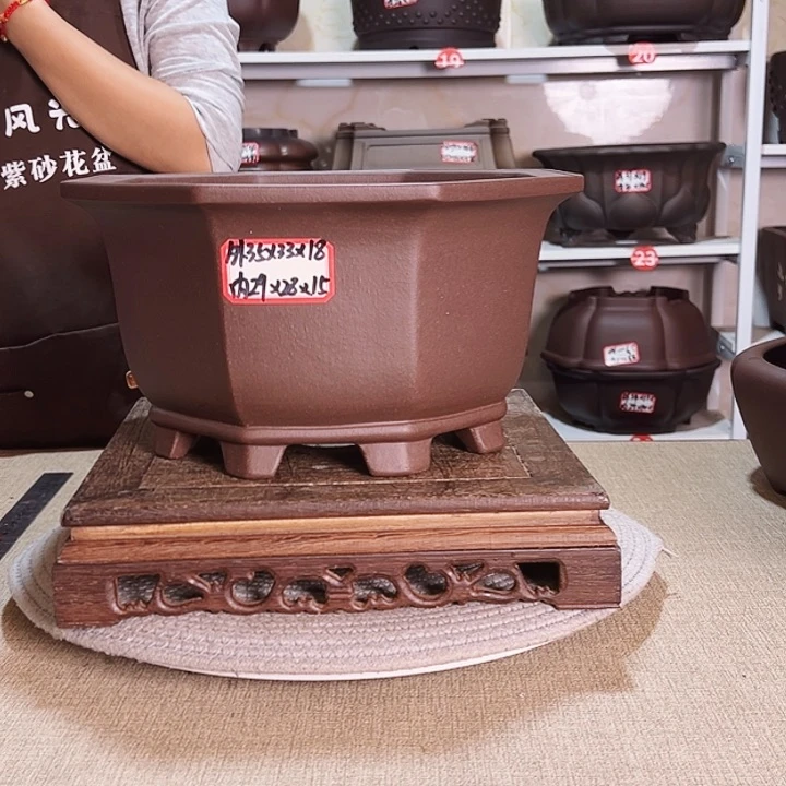 紫砂花盆紫砂花盆