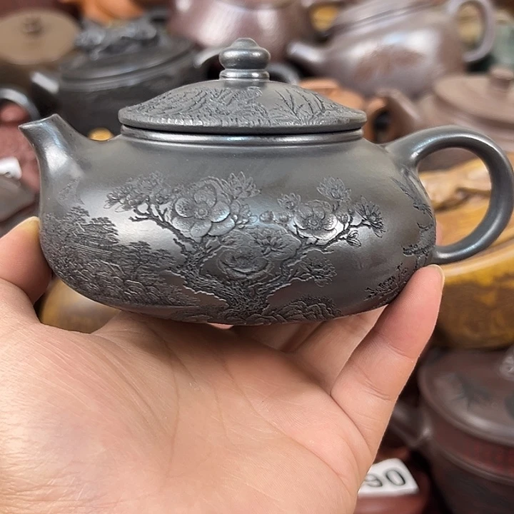 茶壶紫砂紫砂微瑕