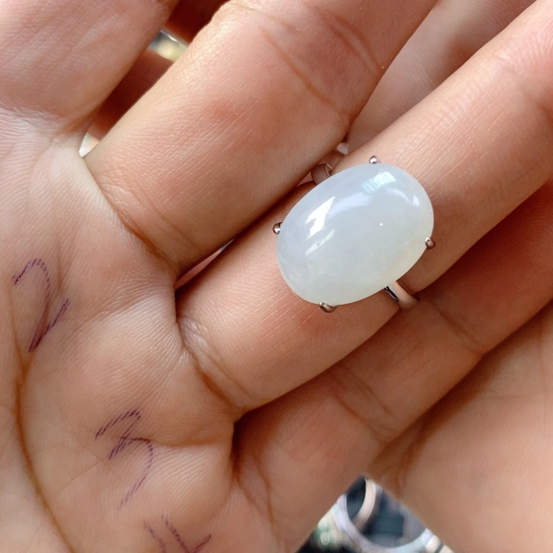 妥***协翡翠未镶嵌戒指缅甸