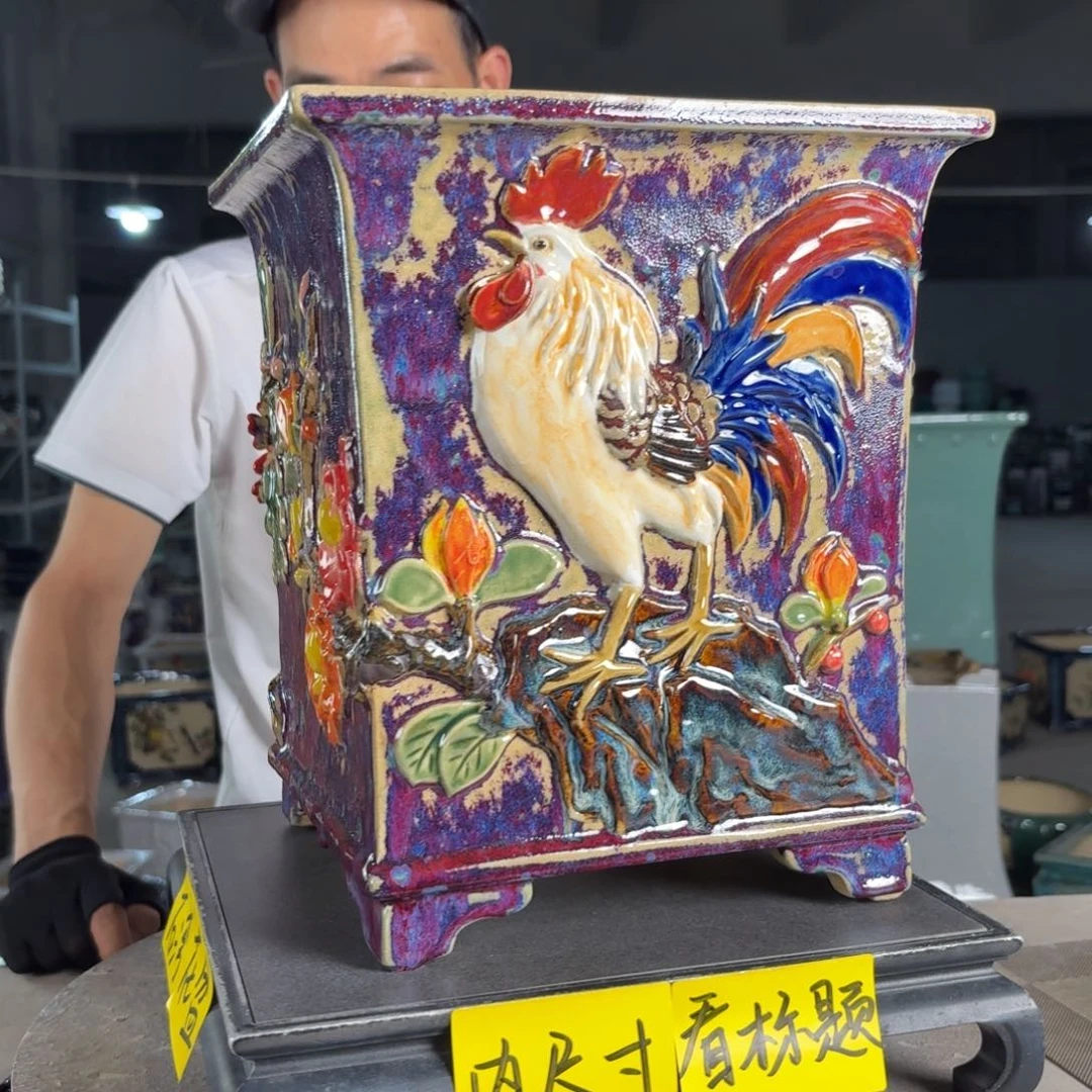 一风堂石湾花盆 内21*27