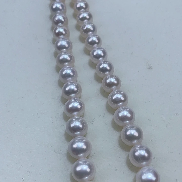 淡水珍珠颈饰银S925镶嵌8.5-9.5澳白光