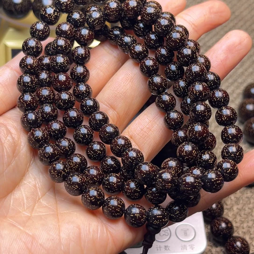 檀香紫檀（小叶紫檀）0*漂0.8 108爆星