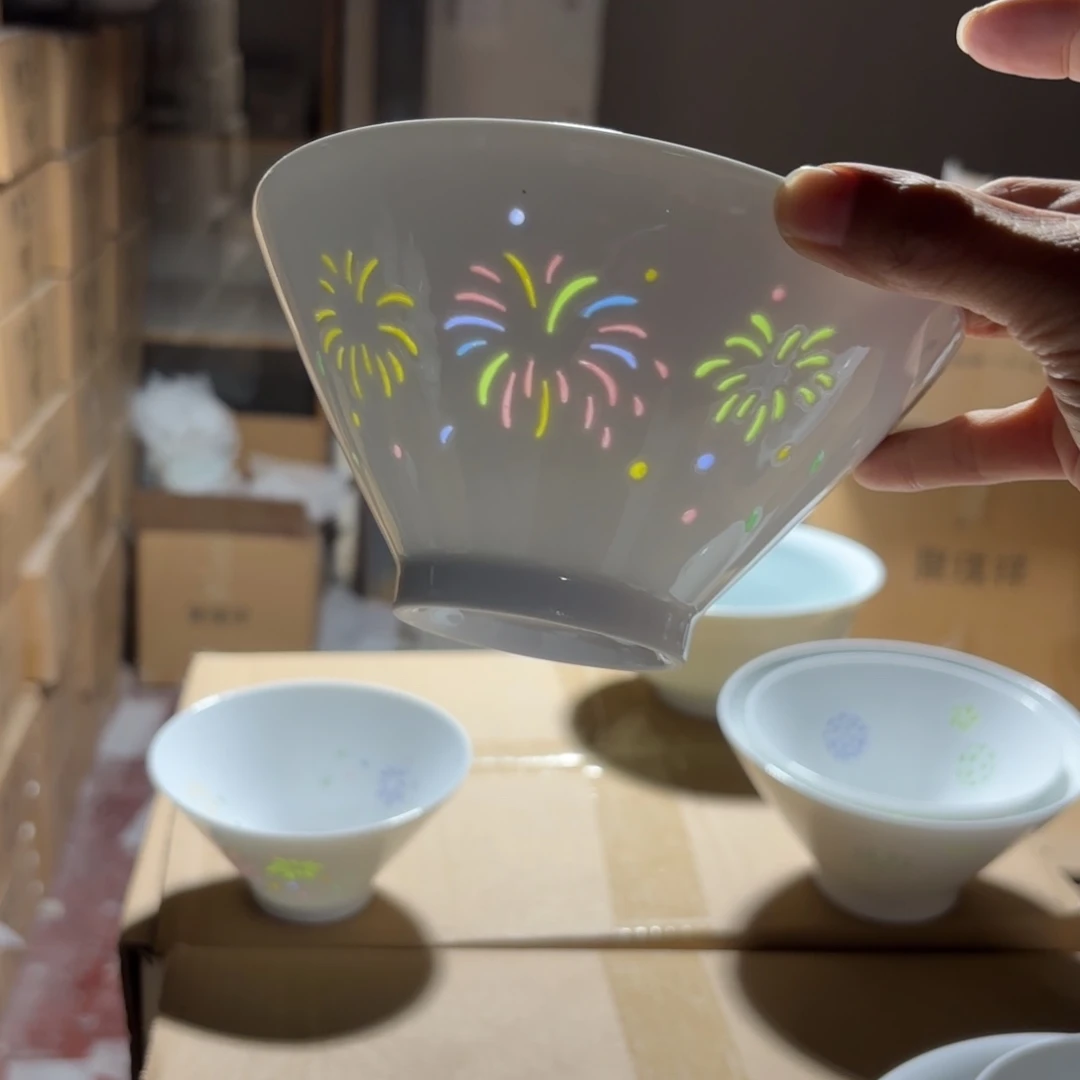 玉瓷景德镇陶瓷两只微瑕