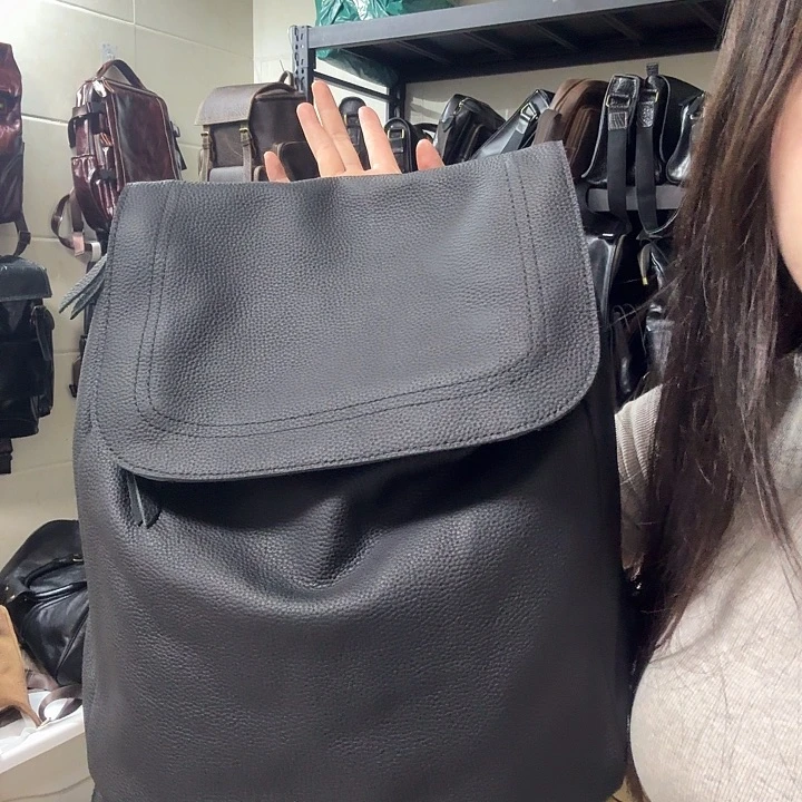 头层牛皮包包背包