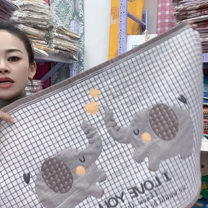 棉咖色小飞象纯棉