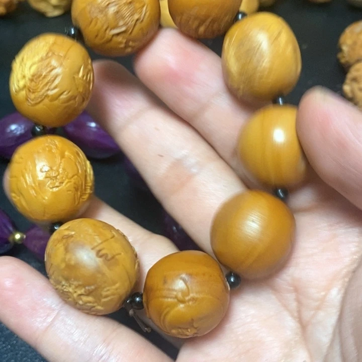 手串/手链橄榄核橄榄微瑕2.0正圆