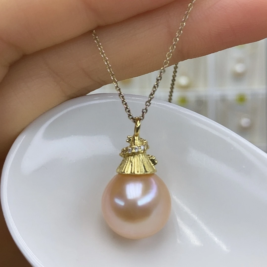 合金淡水珍珠吊坠(赠链)