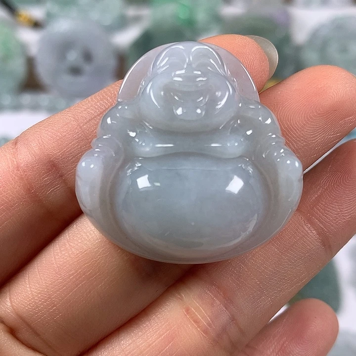 颈饰未镶嵌翡翠笑佛福利