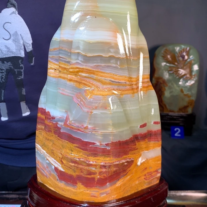 石材天然原石摆件