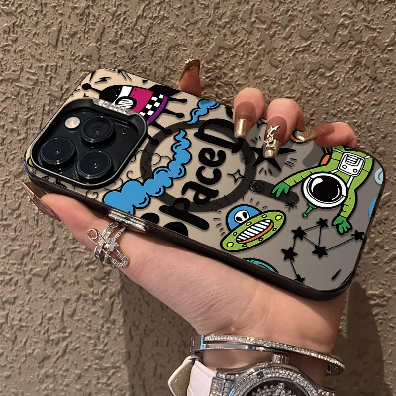 太空探索磁吸适用小米15手机壳13新款14红米k70保护套K80防摔K60