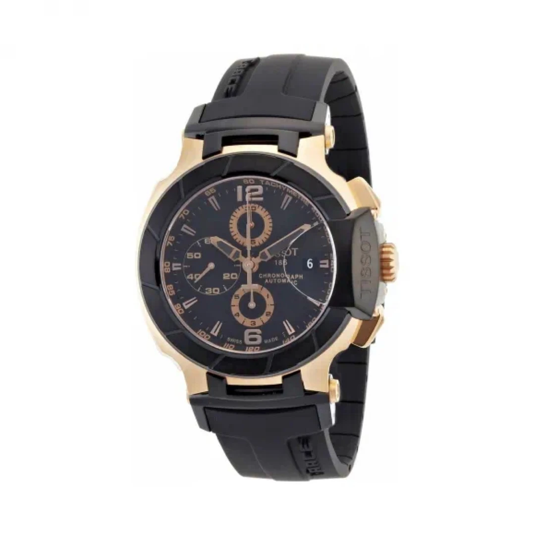 99新 Tissot/天梭 天梭运动黑盘 单表 自动机械 精钢 50.26毫米