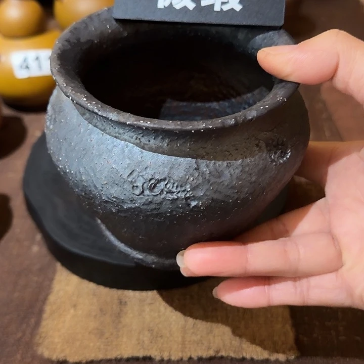 玲姐茶具淘泥柴烧微瑕建水