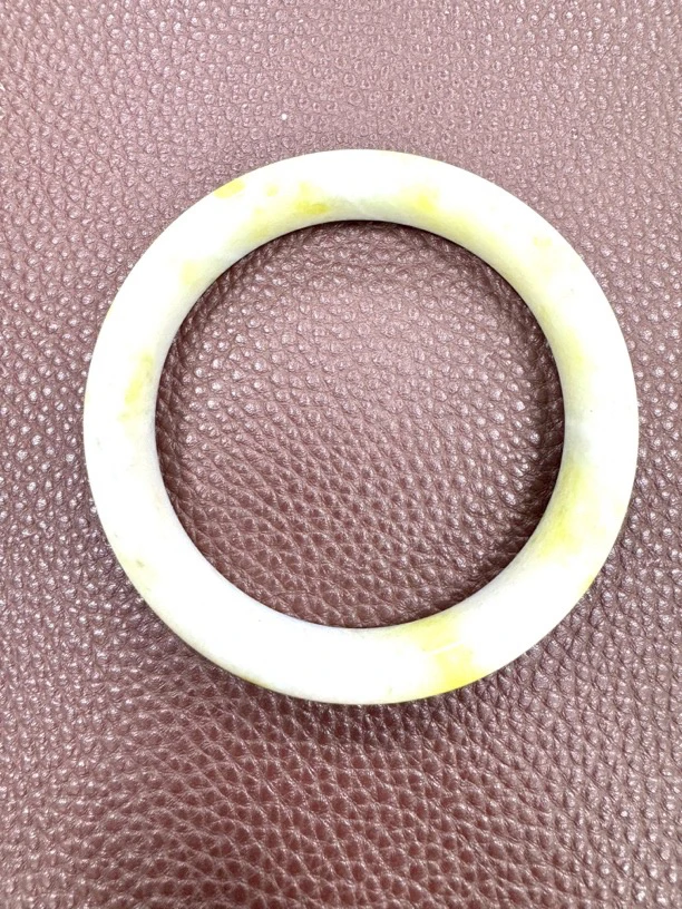 中国四大名玉青奶提纯天然玉石手镯136