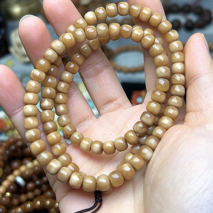 菩提根/象牙果吊坠7/6龙脊菩提玉化长串