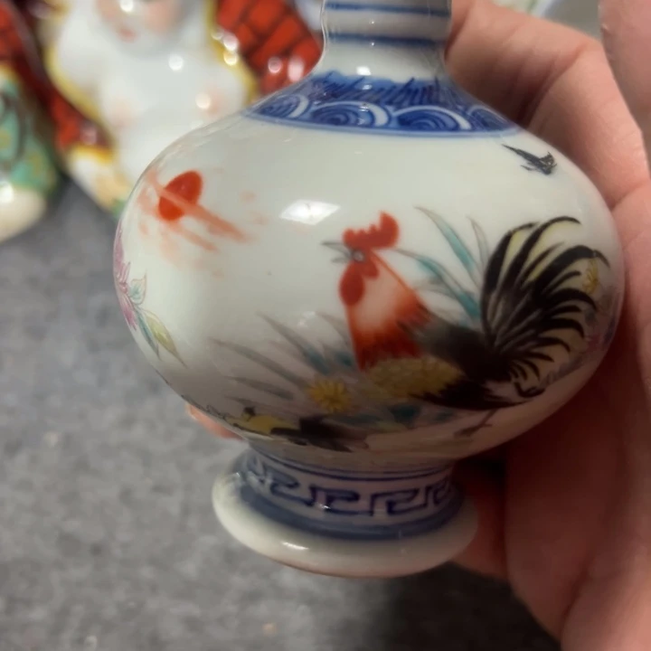 杯宁***W景德镇陶瓷小花瓶