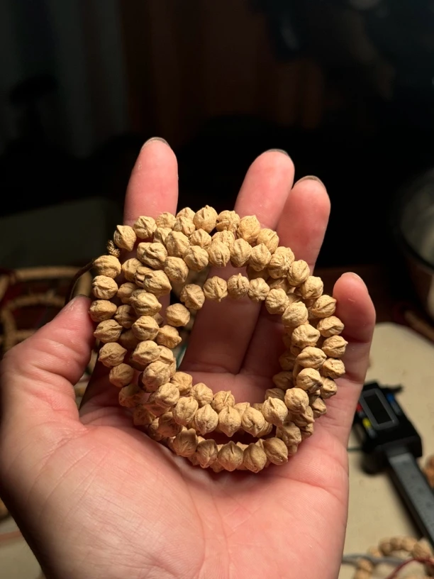 热振柏香籽白牙原装横打粉皮108