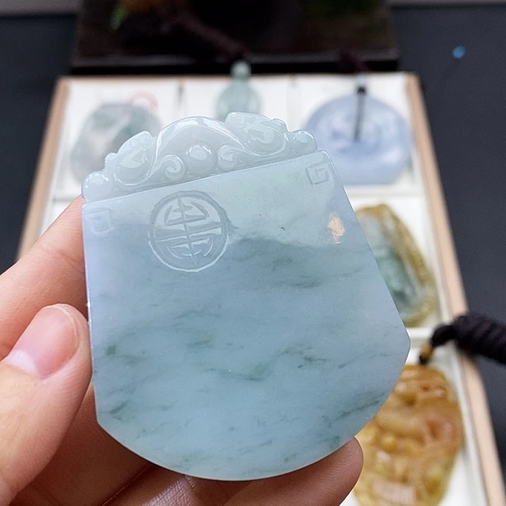 颈饰未镶嵌翡翠缅甸翡翠a货