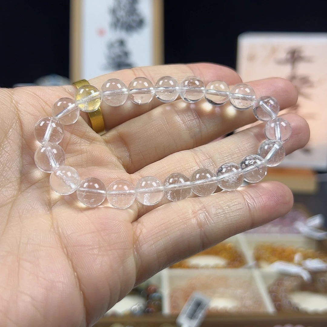 水晶手链未镶嵌白水晶