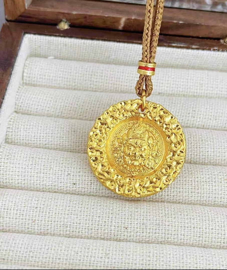 甄选999/黄财神吊坠A16