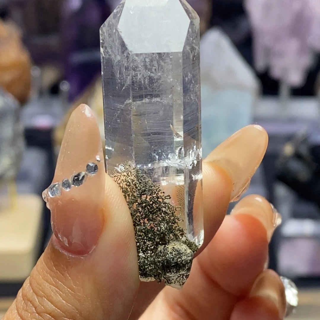 摆件水晶未镶嵌巴基斯坦喜马绿幽灵