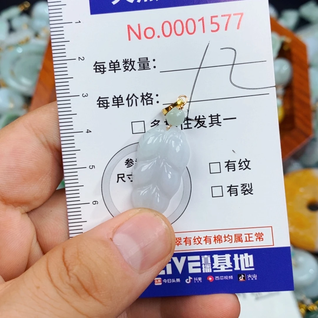 颈饰未镶嵌翡翠1577