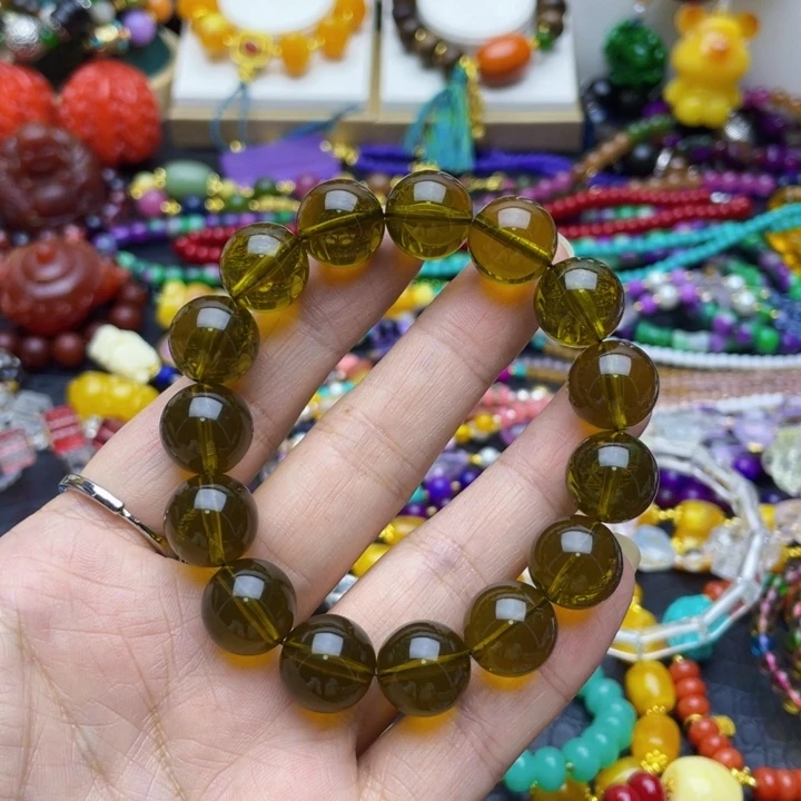 树脂制品31号绿色手串