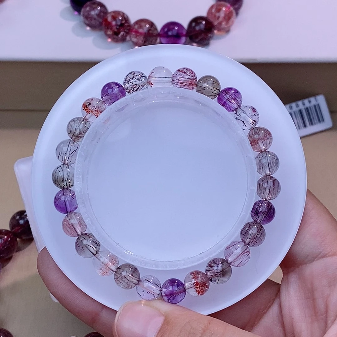未镶嵌手串水晶仙女超七7mm