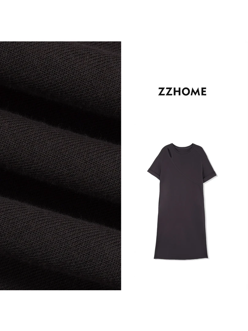 ZOZO HOME ｜细节聚焦新简约立裁线条连衣裙q171113p